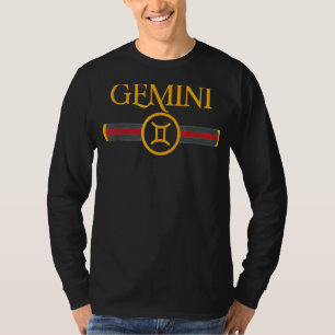 Gemini Zodiac May June Birthday Graphic Astrology T-Shirt