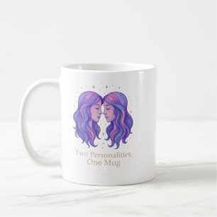Gemini Zodiac Mug – Funny Gemini Gift – Pastel