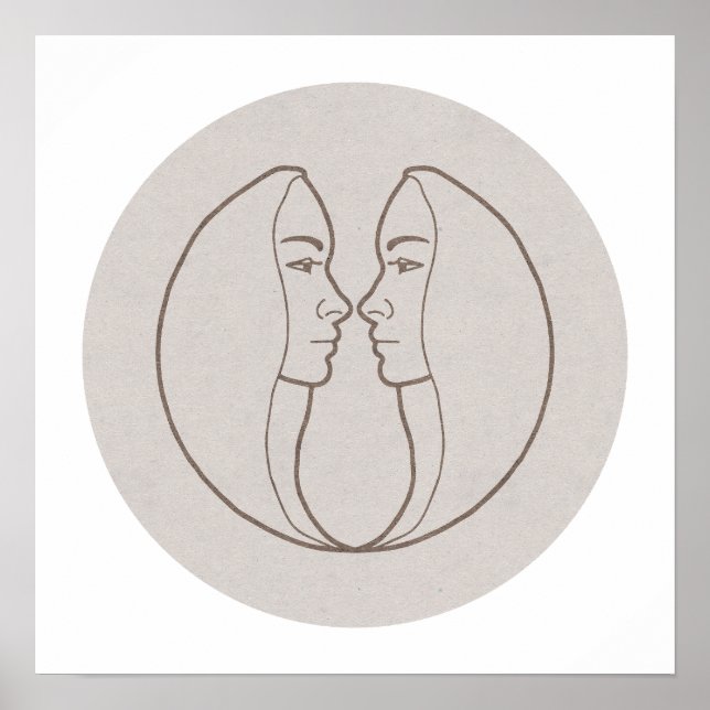 Gemini Zodiac Sign -  (Front)