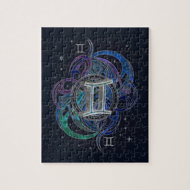 Gemini Zodiac Sign Air Element Jigsaw Puzzle (Vertical)