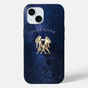 Gemini Zodiac Sign iPhone 15 Case