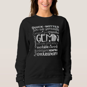 Gemini Zodiac Sign Graphic  For Women Summer Tops