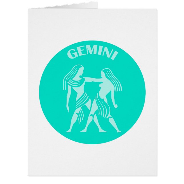 Gemini, Zodiac Sign, Horoscope, Astrology (Front)