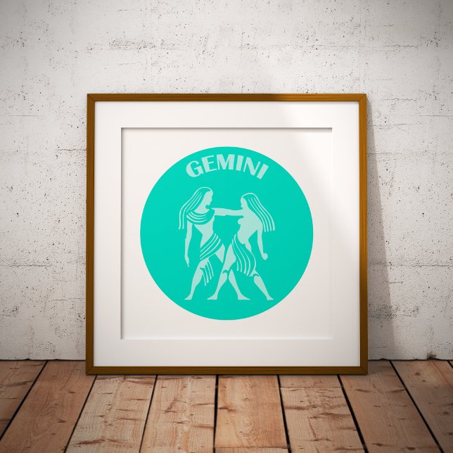 Gemini, Zodiac Sign, Horoscope, Astrology Foil Prints (Creator Uploaded)