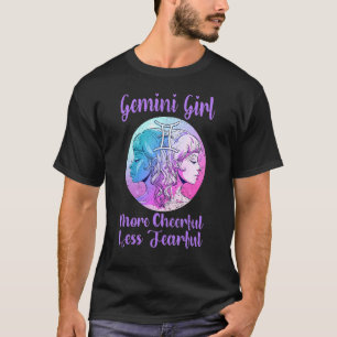 Gemini Zodiac Sign May June Birthday Horoscope Fun T-Shirt