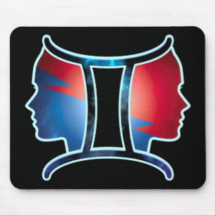 Gemini Zodiac Sign Mouse Pad