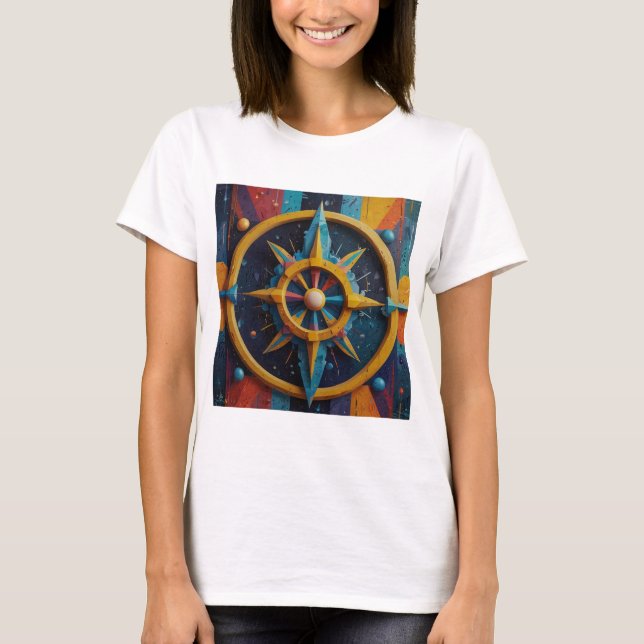 Gemini Zodiac Sign | Versatile Gemini Design T-Shirt (Front)