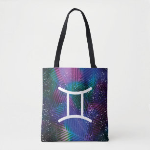 Gemini Zodiac Tote Bag