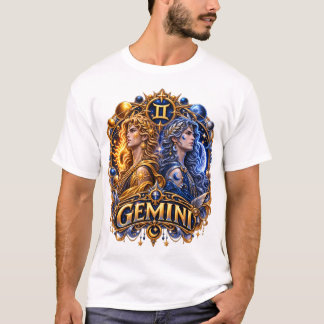 Gemini Zodiac Twins – Celestial Astrology Twin Sou T-Shirt
