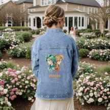 Gemini Zodiac Women's Denim Jacket