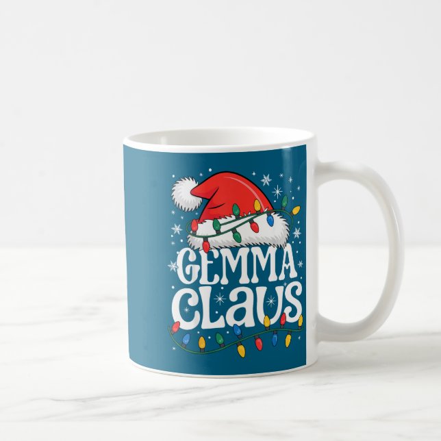 Gemma Claus Funny Xmas Christmas Grandma Holiday S Coffee Mug (Right)