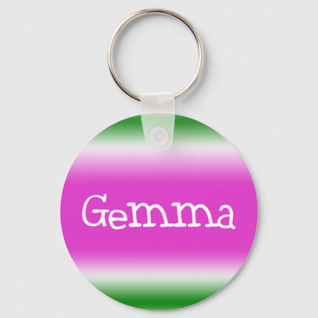 Gemma Key Ring (Front)