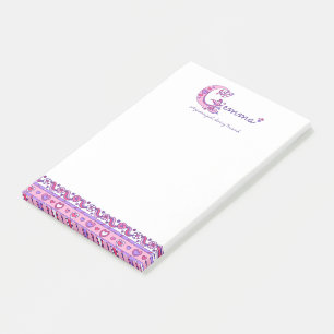 Gemma personalised G name meaning post it notes