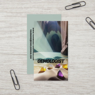 Gemmologist Hidden Gems Business Card