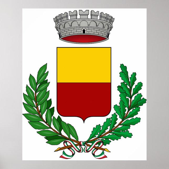 Gemona del Friuli Stemma, Italy Poster (Front)