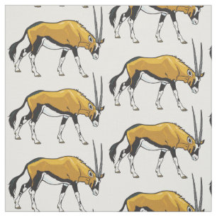 Gemsbok, gemsbuck or South African oryx Fabric
