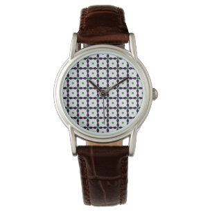 Gemstone Art, Green and Purple Watch