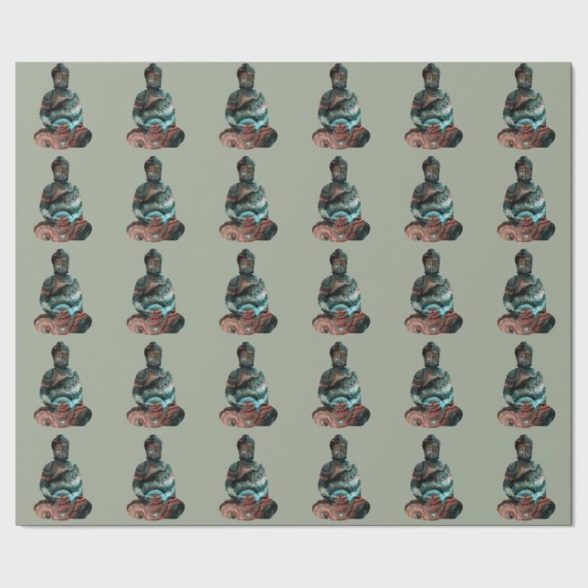 Gemstone Buddha Wrapping Paper (Seam)