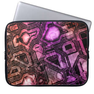 gemstone circuits - astro flare : laptop sleeve
