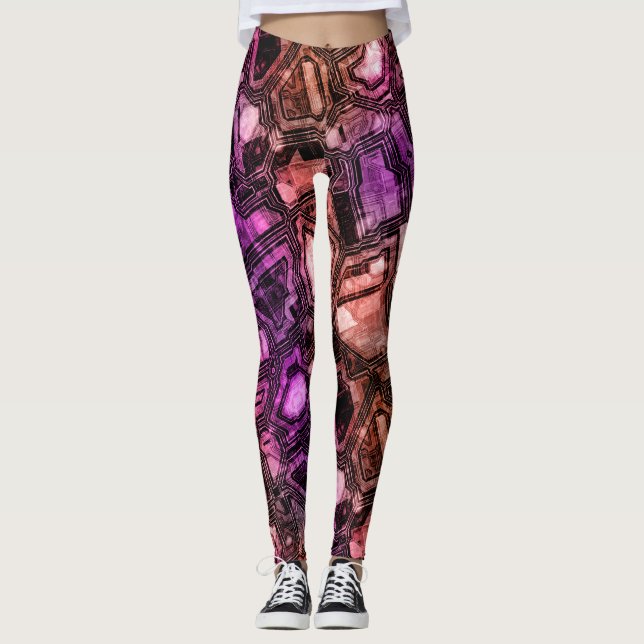 gemstone circuits - astro flare : leggings (Front)