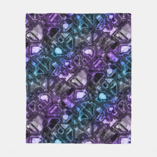 gemstone circuits - astro shadow : fleece blanket