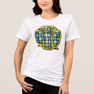 Gemstone Coloured Gemini Symbol Tri-Blend Shirt
