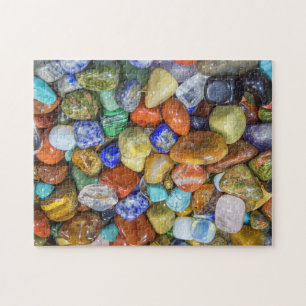 Gemstone Crystal Tumbled Stones Gemology Jigsaw Puzzle