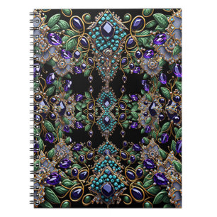 Gemstone Floral Notebook