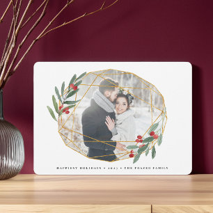 Gemstone Holiday Photo Card