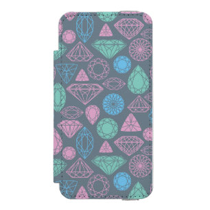 Gemstone Icon Pattern Incipio Watson™ iPhone 5 Wallet Case