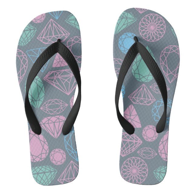 Gemstone Icon Pattern Thongs (Footbed)