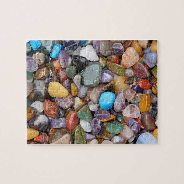 Gemstone Pebbles 8" x 10" Puzzle, 110 Pieces Jigsaw Puzzle (Horizontal)