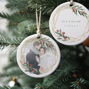 Gemstone   Photo Ceramic Ornament