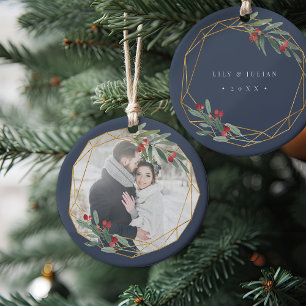 Gemstone   Photo Ceramic Ornament