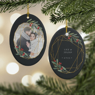 Gemstone Photo Ceramic Ornament