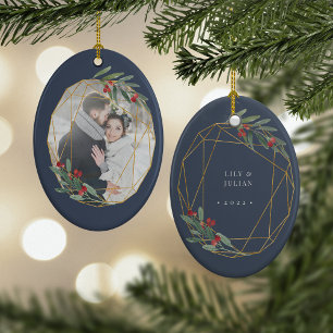 Gemstone Photo Ceramic Ornament