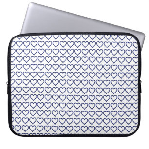 Gemstone Sapphire Blue Heart Laptop Sleeve