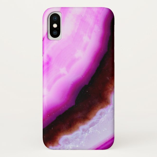 Gemstone Series - Agate in Purple Case-Mate iPhone Case (Back)
