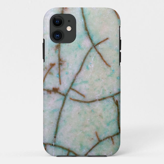 Gemstone Series - Light Turquoise Cracked Case-Mat Case-Mate iPhone Case (Back)