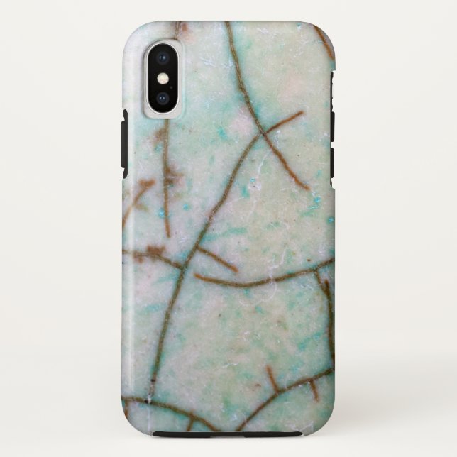 Gemstone Series - Light Turquoise Cracked Case-Mate iPhone Case (Back)