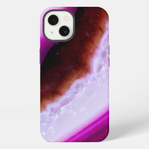 Gemstone Series Purple Agate With Quartz iPhone 13 Case