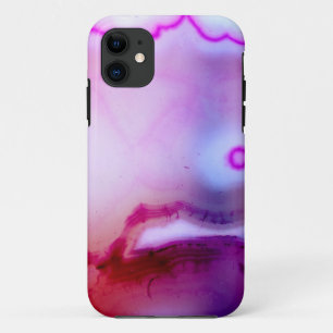 Gemstone Series - Purple Agate With White Quartz C iPhone 11 Case