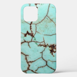 Gemstone Series - Turquoise Cracked iPhone 12 Case
