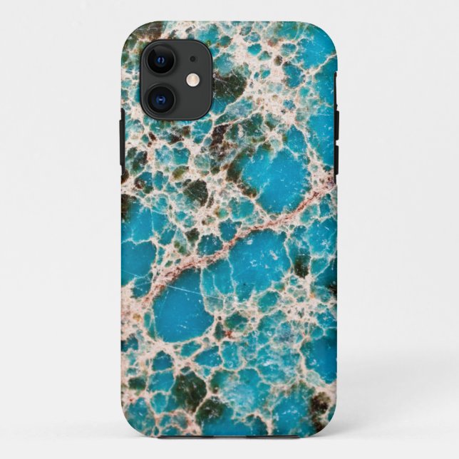 Gemstone Series - Turquoise Mosaic Case-Mate iPhon iPhone Case (Back)