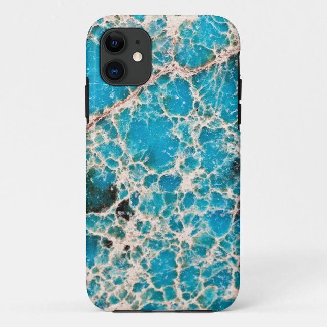 Gemstone Series - Turquoise Roadmap Case-Mate iPho iPhone Case (Back)