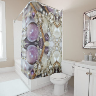 Gemstone Shower Curtain by Warrior_Wares_Inc