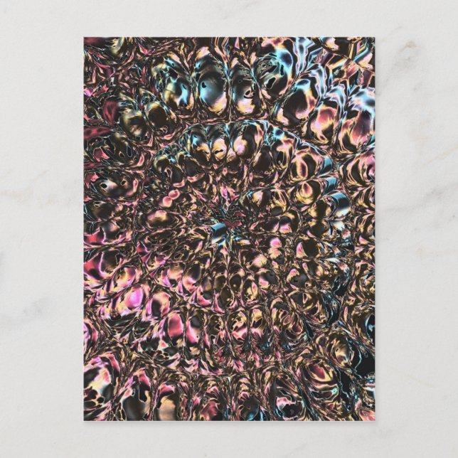 Gemstone Spiral Postcard (Front)