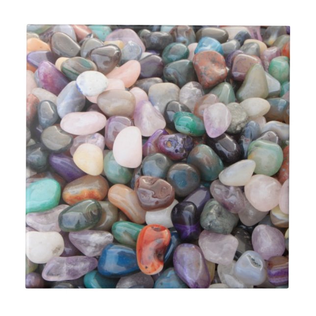 Gemstones Ceramic Tile (Front)