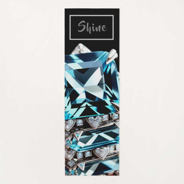Gemstones Topaz - Yoga Mat (Front)