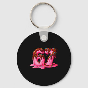 Gen Alpha Slang Kids 67 Ice Cream Drip Six Seven Key Ring